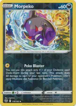 Morpeko - 116/195 - Uncommon [swsh12-116] [Reverse Holo]