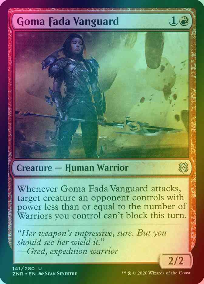 Goma Fada Vanguard [141] [Zendikar Rising] [Foil]