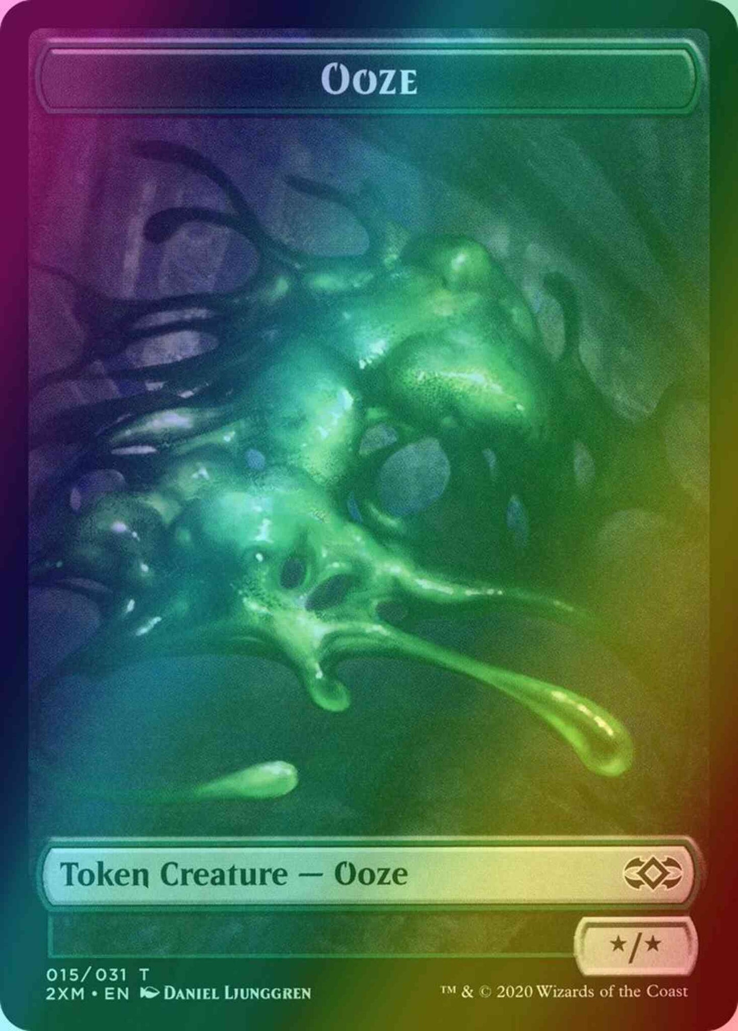 Ooze Token (15) // Wurm Token (29) [Double Masters Tokens] [Foil]
