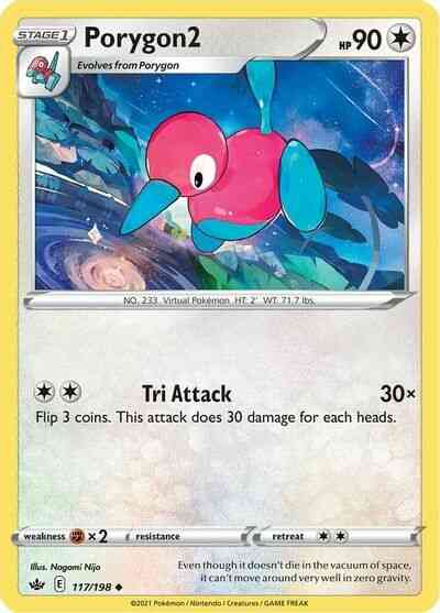 Porygon2 - 117/198 - Uncommon [swsh6-117] [Reverse Holo]