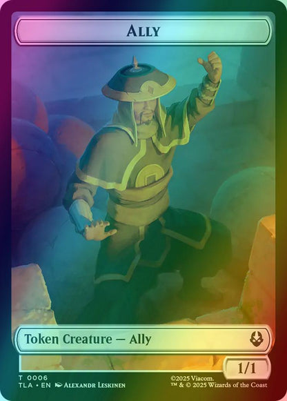 Ally Token (06) // Clue Token (17) [Avatar: The Last Airbender: Tokens] [Foil]