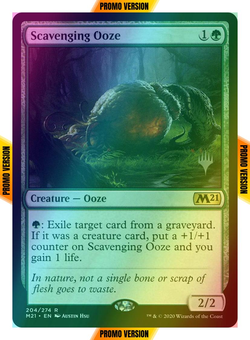 Scavenging Ooze [Promo Pack] [204p] [Core Set 2021 Promos] [Foil]