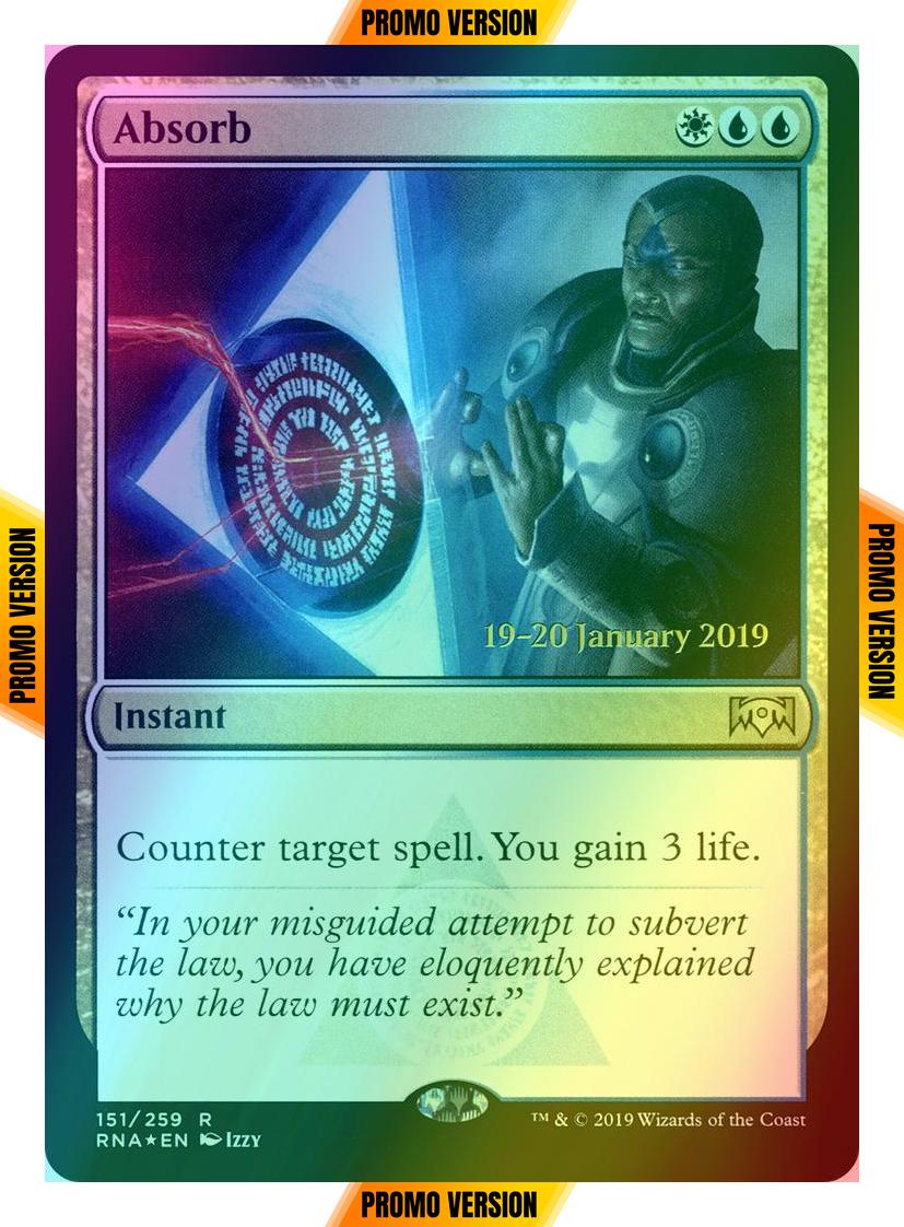 Absorb [151s] [Ravnica Allegiance Promos] [Foil]