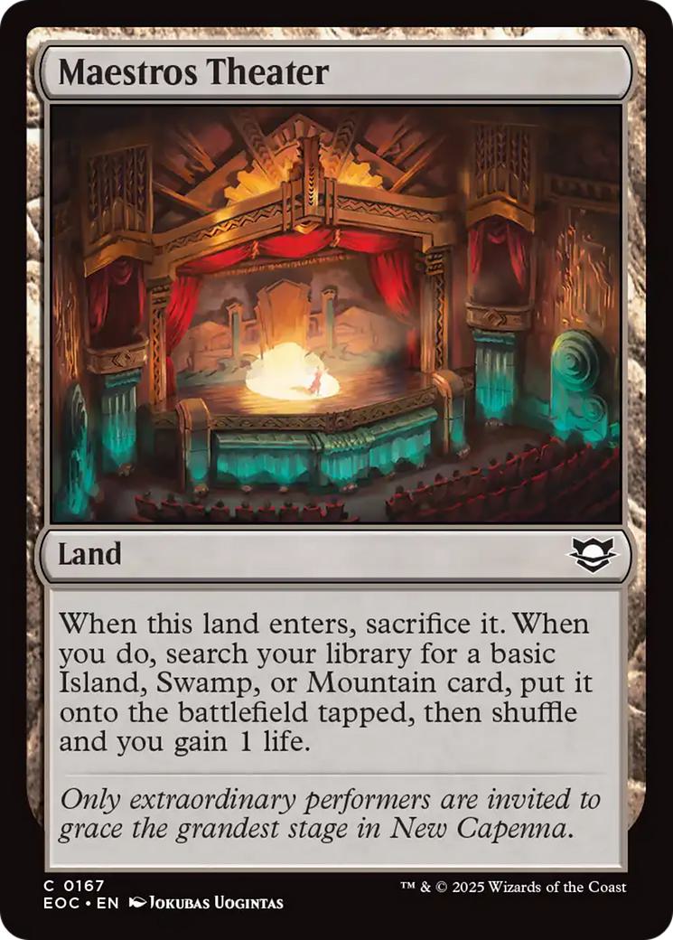 Maestros Theater [167] [Edge of Eternities: Commander] [Non-Foil]