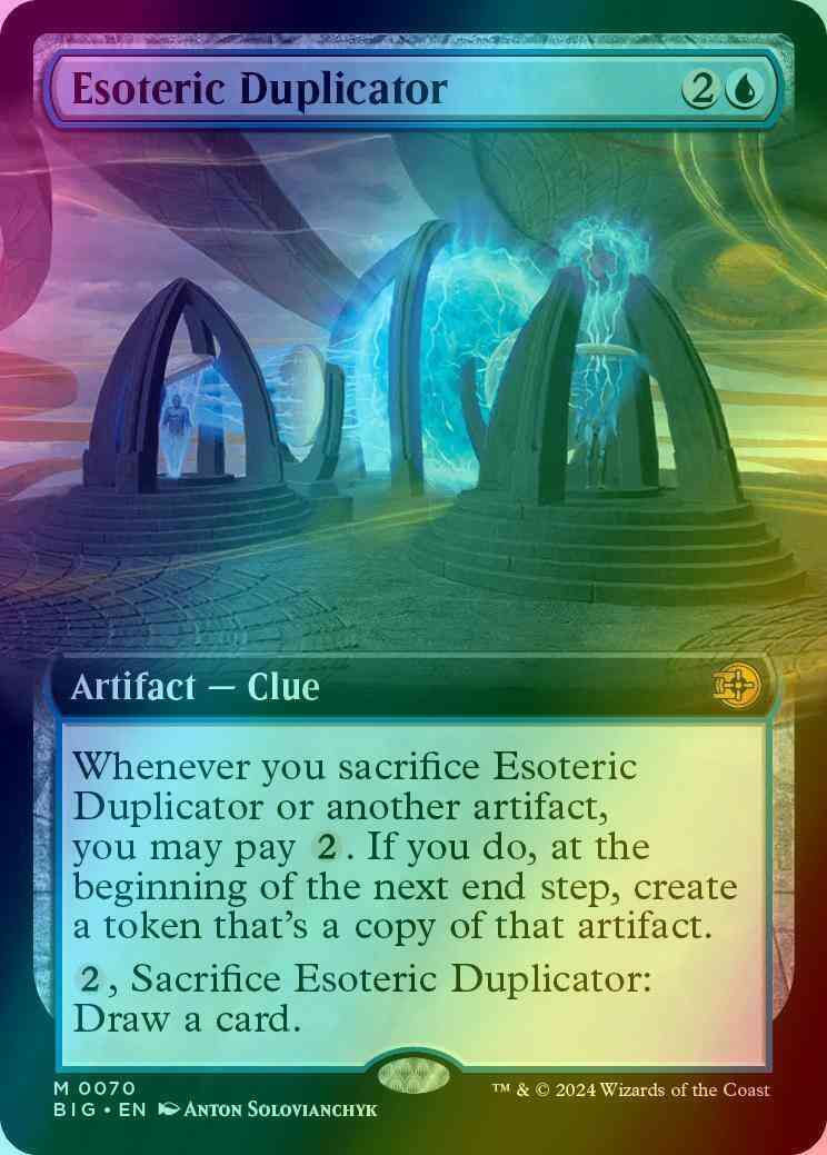 Esoteric Duplicator [70] [Extended Art] [The Big Score] [Foil]