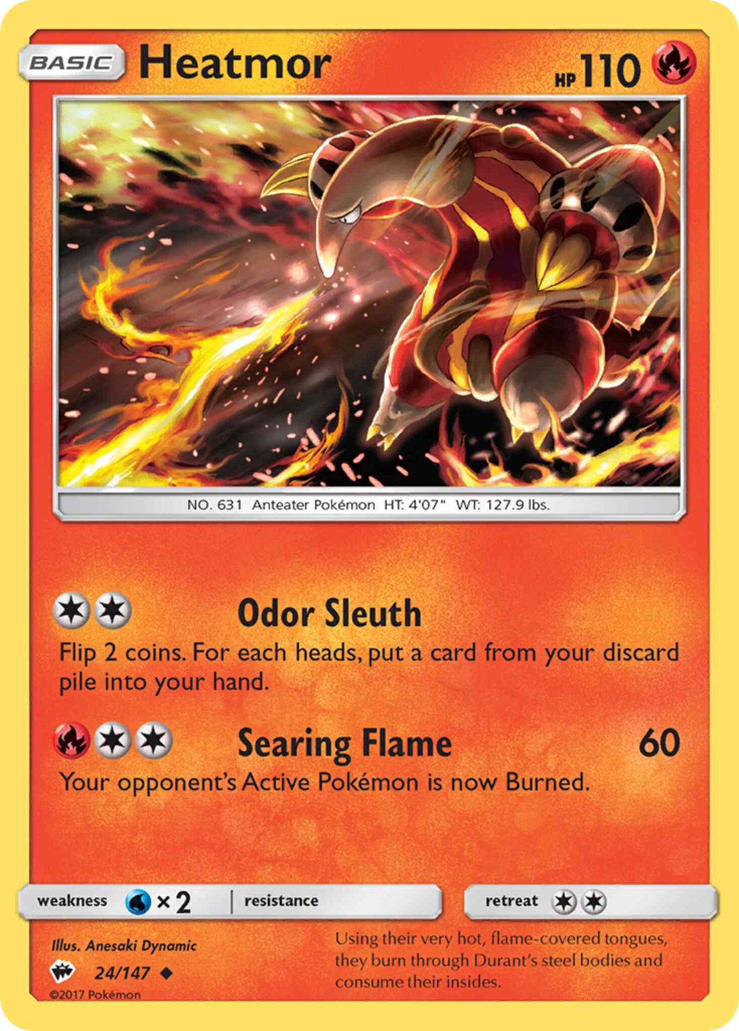 Heatmor - 24/147 - Uncommon [sm3-24] [Non-Holo]