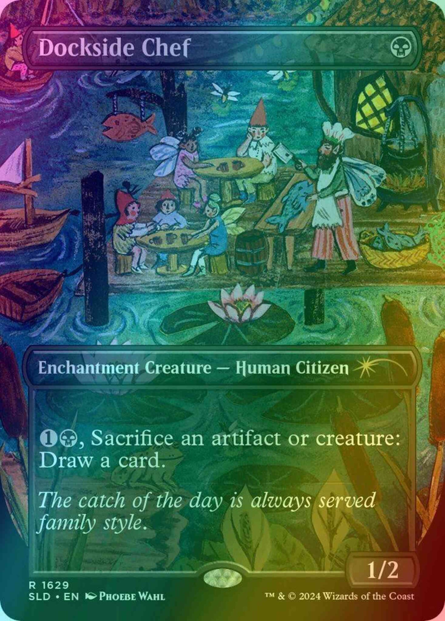 Dockside Chef [1629] [Borderless] [Phoebe Wahl] [Secret Lair Drop] [Foil]