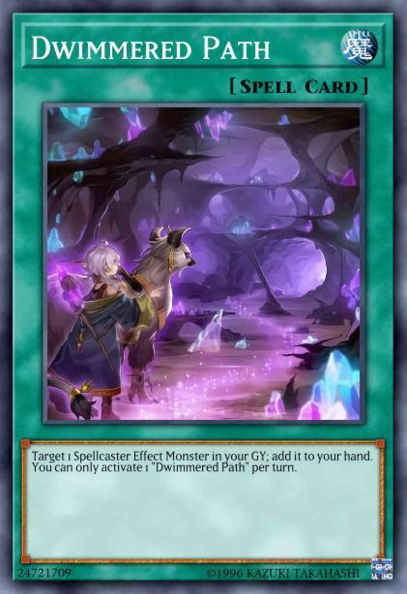 Dwimmered Path - SR08-EN041 - Super Rare - 1st Edition