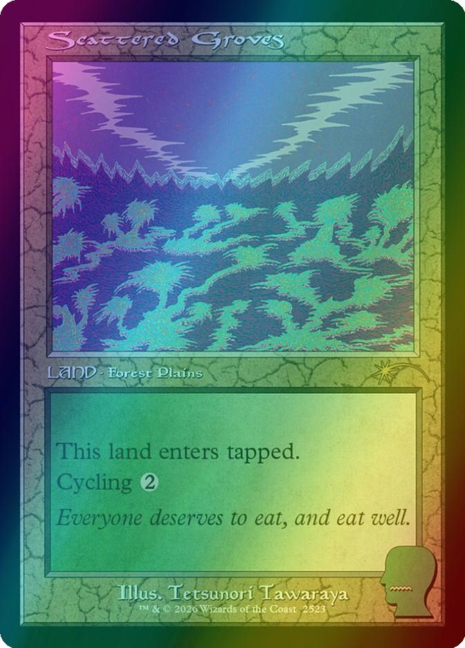 Scattered Groves [2523] [Retro Frame] [Brain Dead: New Earth Mentality] [Secret Lair Drop] [Foil]
