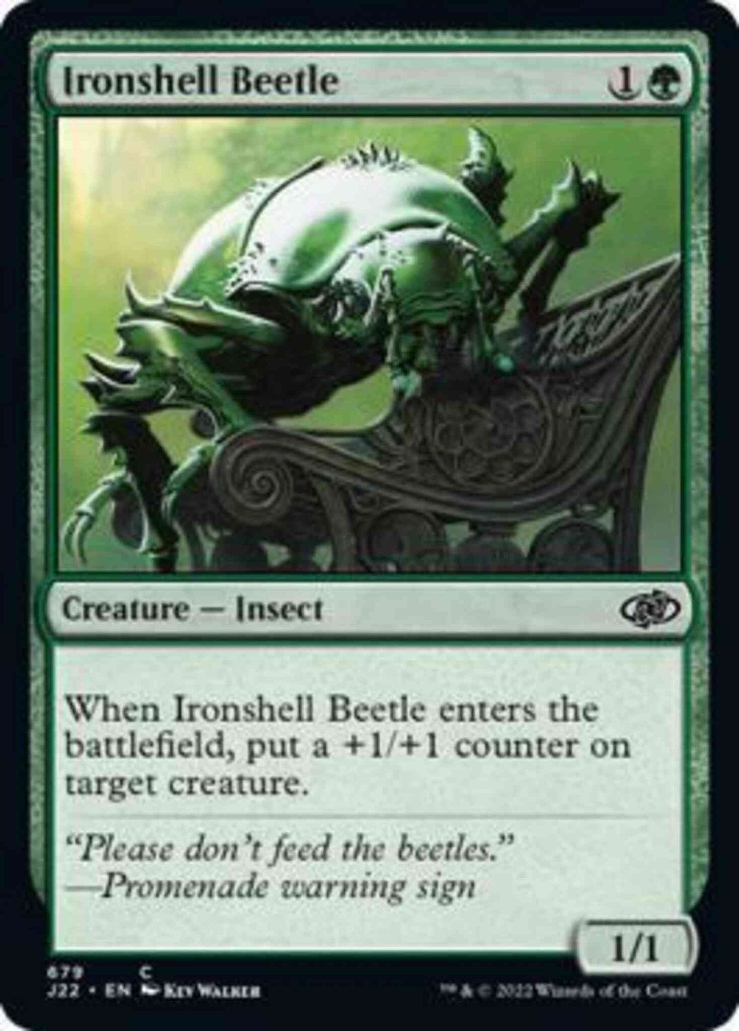 Ironshell Beetle [679] [Jumpstart 2022] [Non-Foil]