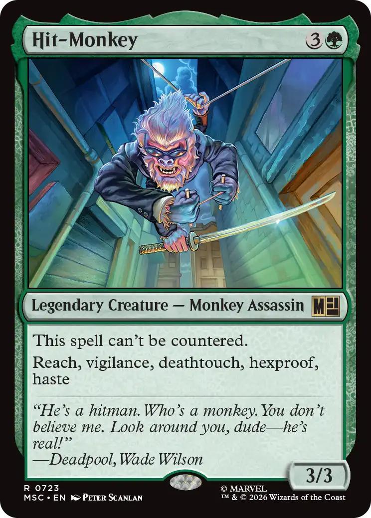 Hit-Monkey [723] [Jumpstart] [Marvel Super Heroes: Commander] [Non-Foil]