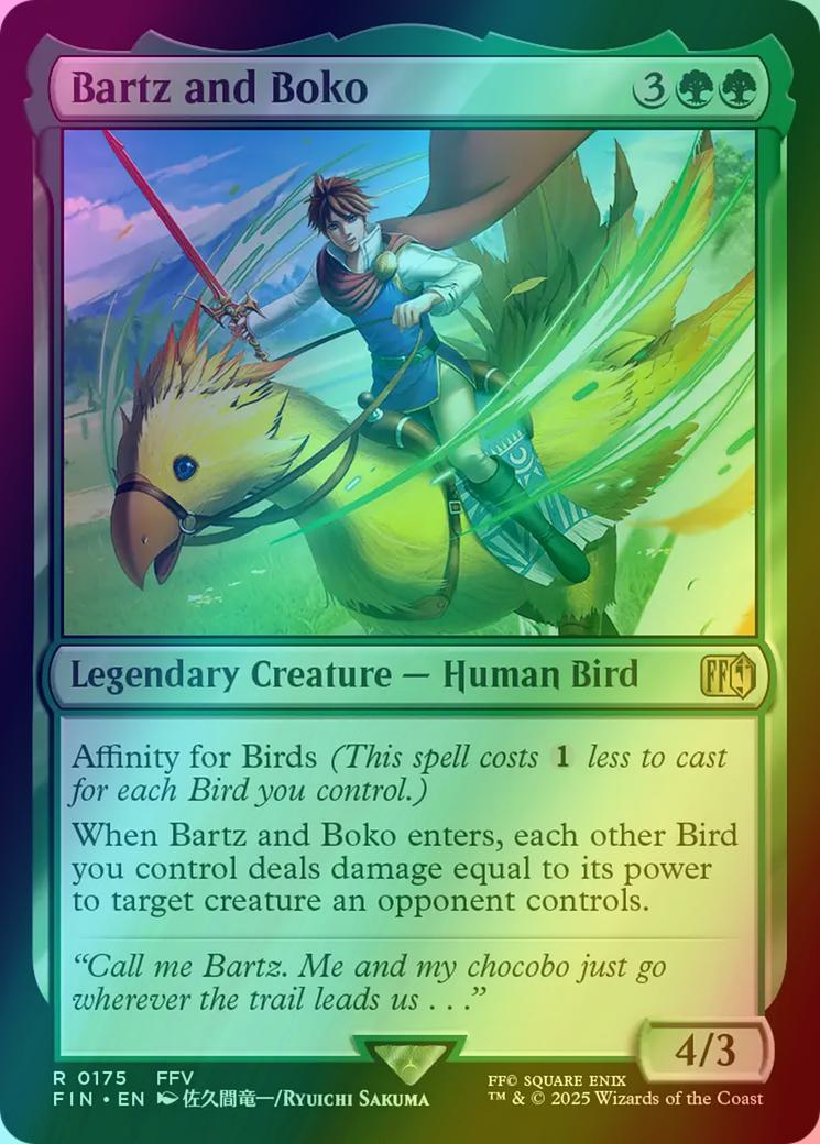 Bartz and Boko [175] [FINAL FANTASY] [Foil]