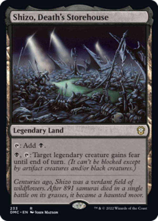 Shizo, Death's Storehouse [233] [Dominaria United: Commander] [Non-Foil]