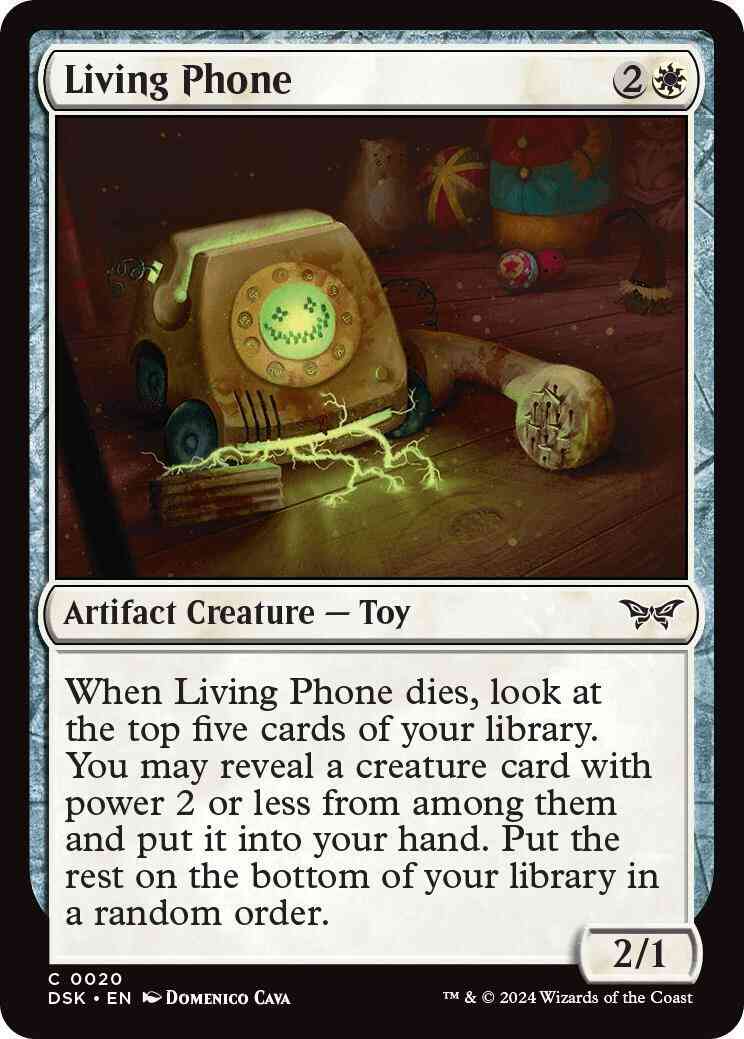 Living Phone [20] [Duskmourn: House of Horror] [Non-Foil]