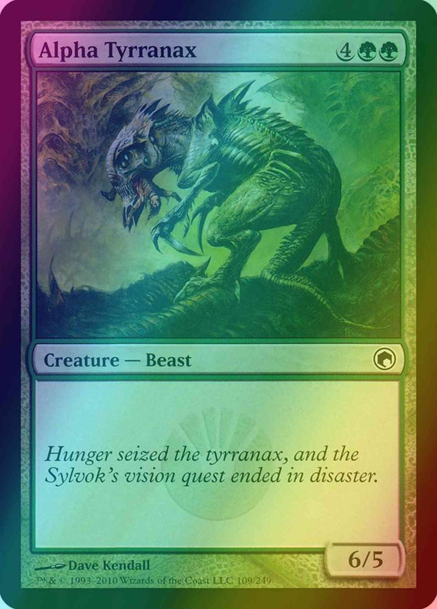 Alpha Tyrranax [109] [Scars Of Mirrodin] [Foil]