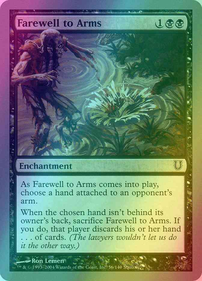 Farewell to Arms [56] [Unhinged] [Foil]