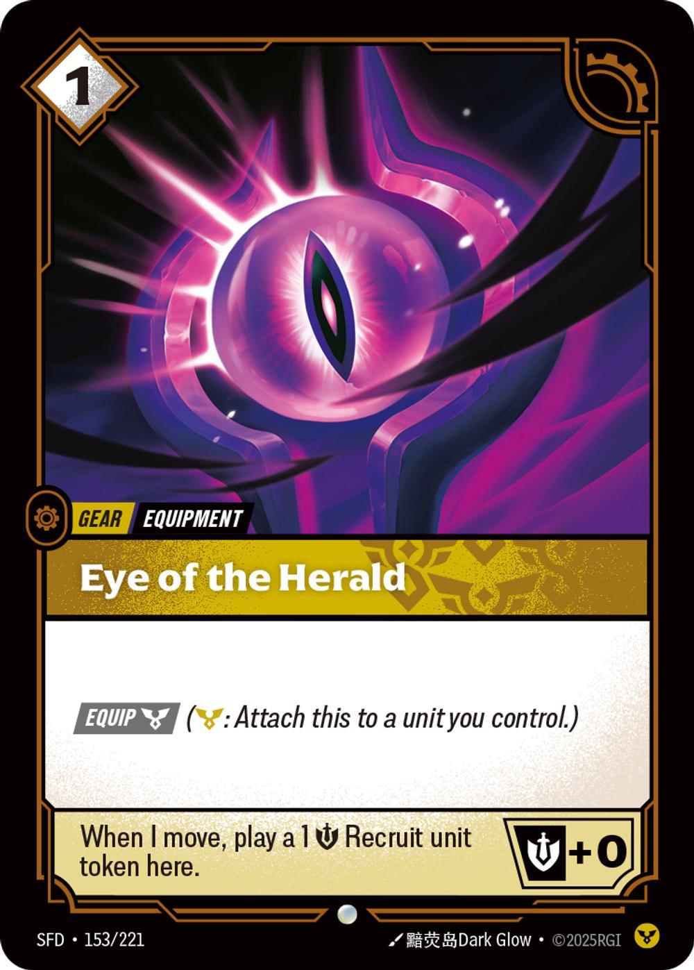 Eye of the Herald - 153/221 [Spiritforged] [Non-Foil]