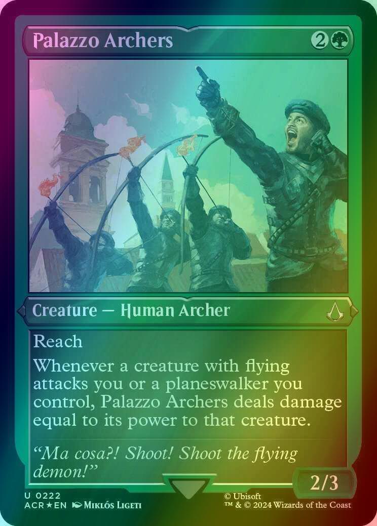 Palazzo Archers [222] [Assassin's Creed] [Etched Foil]