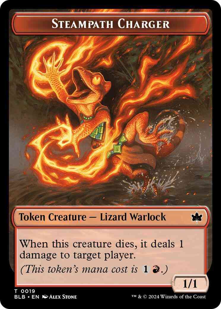 Steampath Charger Token [19] [Bloomburrow: Tokens] [Non-Foil]