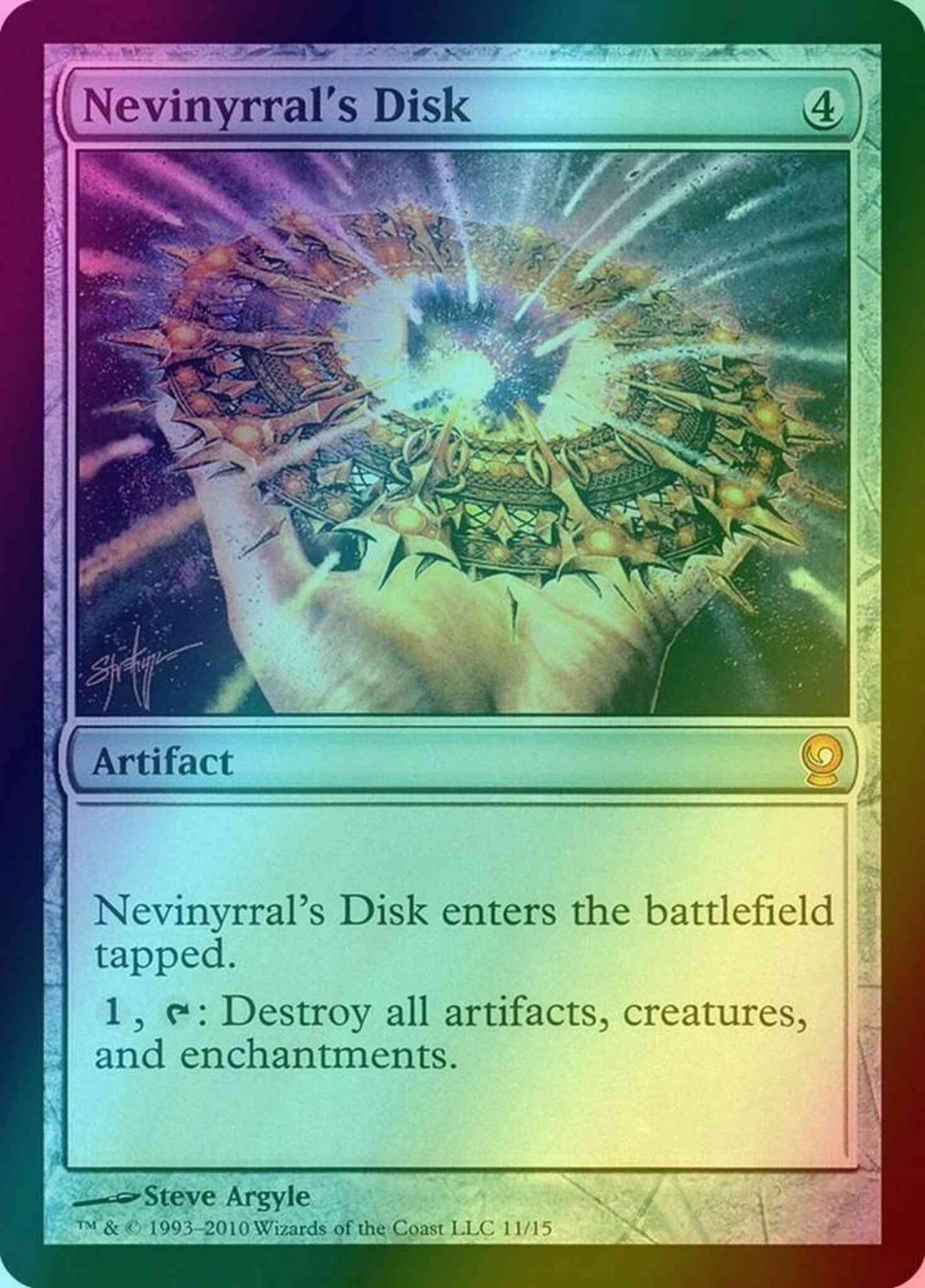 Nevinyrral's Disk [11] [From the Vault: Relics] [Foil]