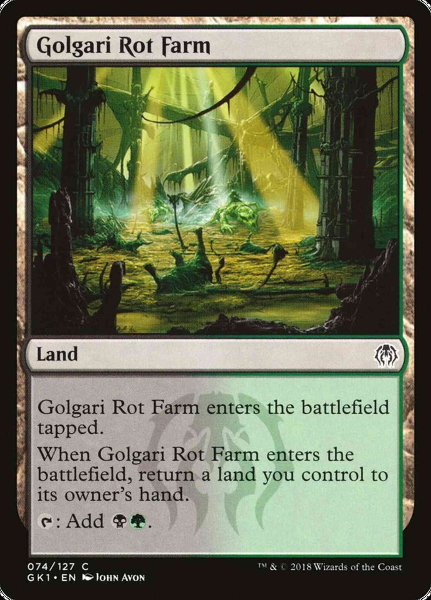 Golgari Rot Farm [74] [GRN Guild Kit] [Non-Foil]