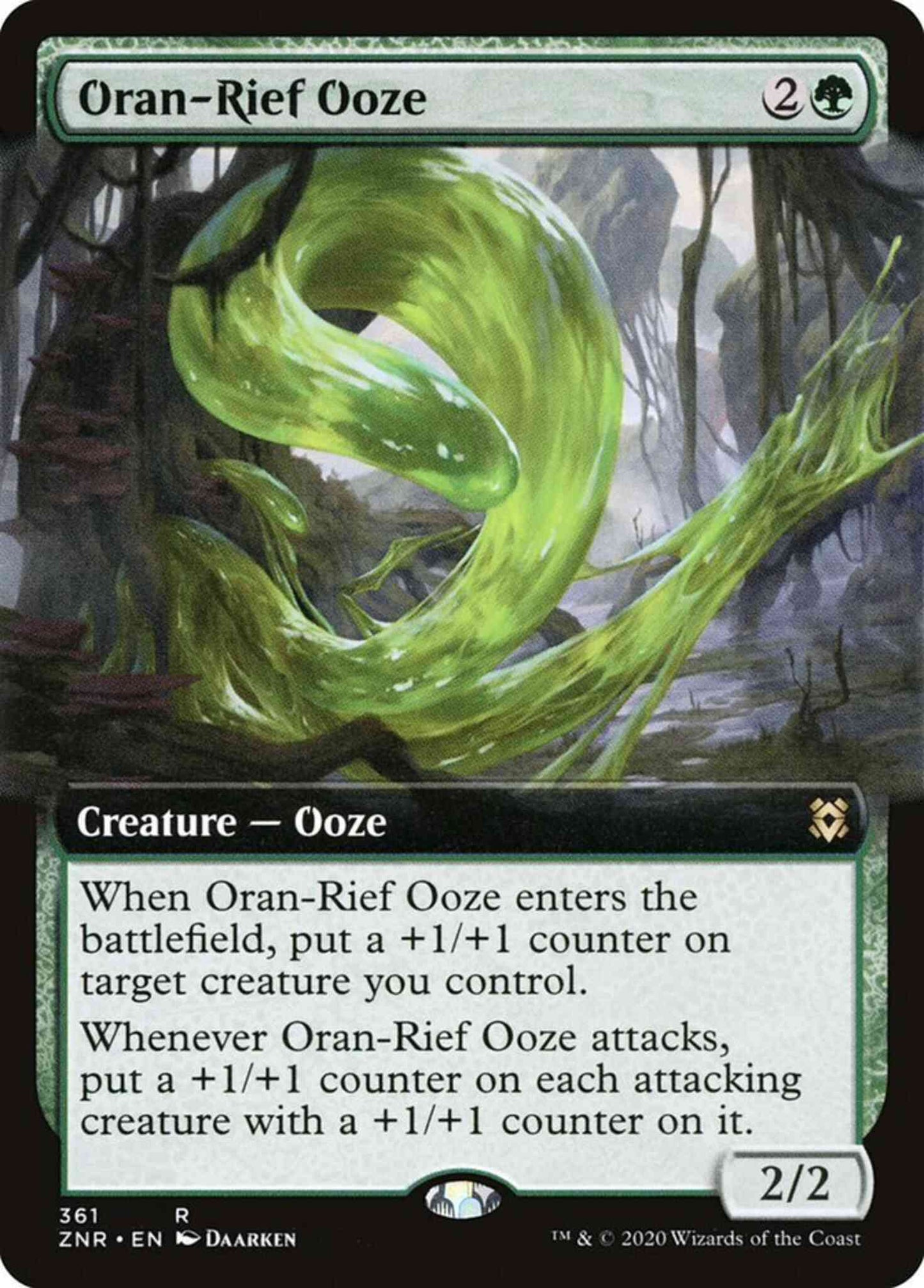 Oran-Rief Ooze [361] [Extended Art] [Zendikar Rising] [Non-Foil]