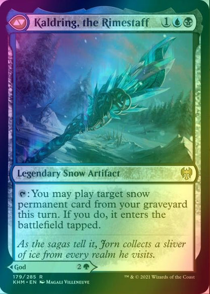 Jorn, God of Winter // Kaldring, the Rimestaff [179] [Kaldheim] [Foil]