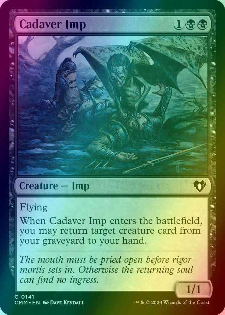 Cadaver Imp [141] [Commander Masters] [Foil]