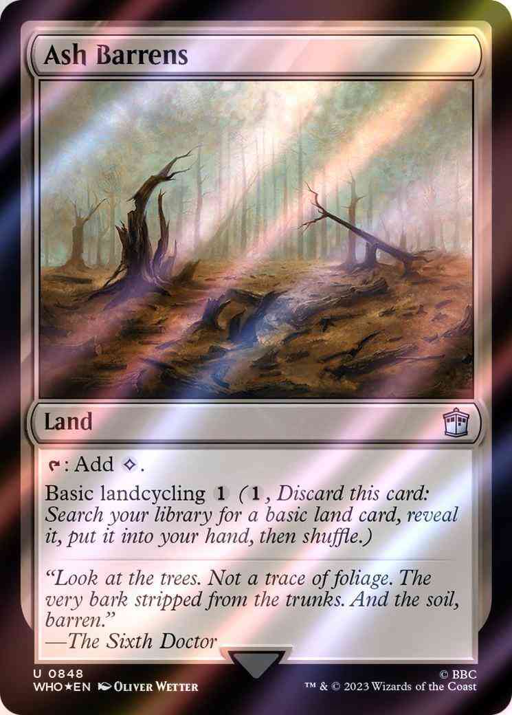 Ash Barrens [848] [Universes Beyond: Doctor Who] [Surge Foil]