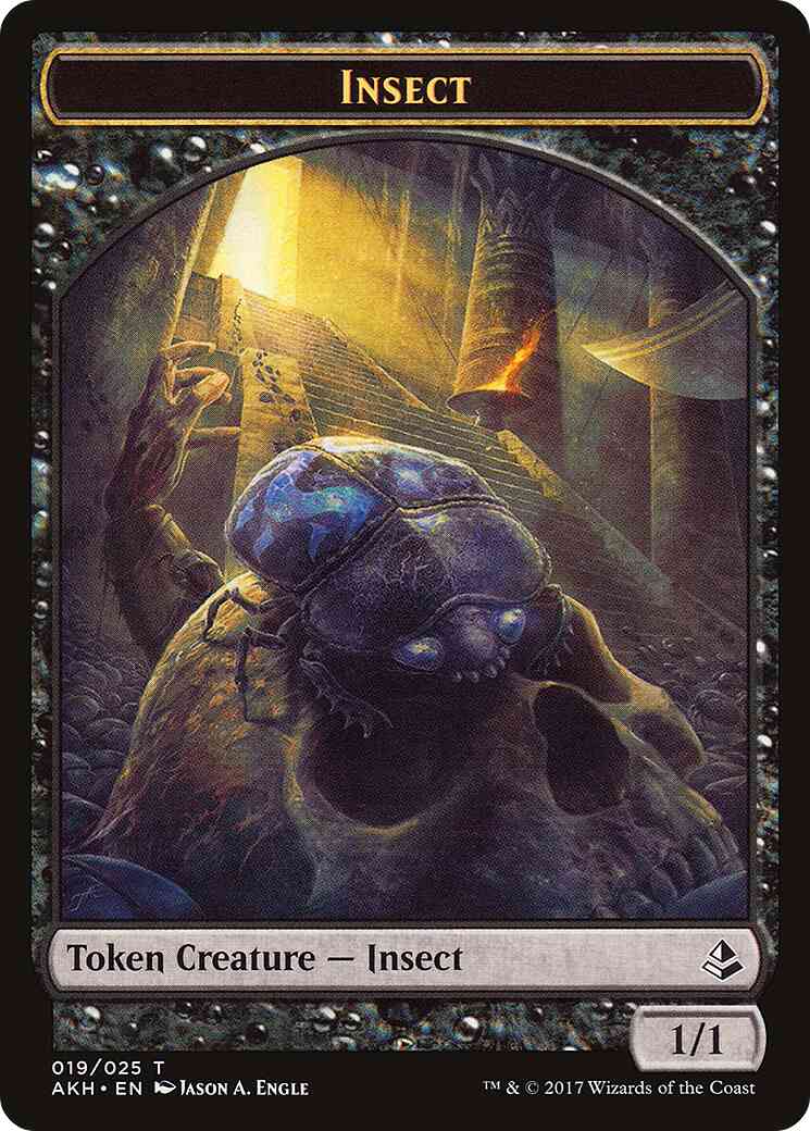 Insect Token (19) // Labyrinth Guardian Token (08) [Amonkhet Tokens] [Non-Foil]
