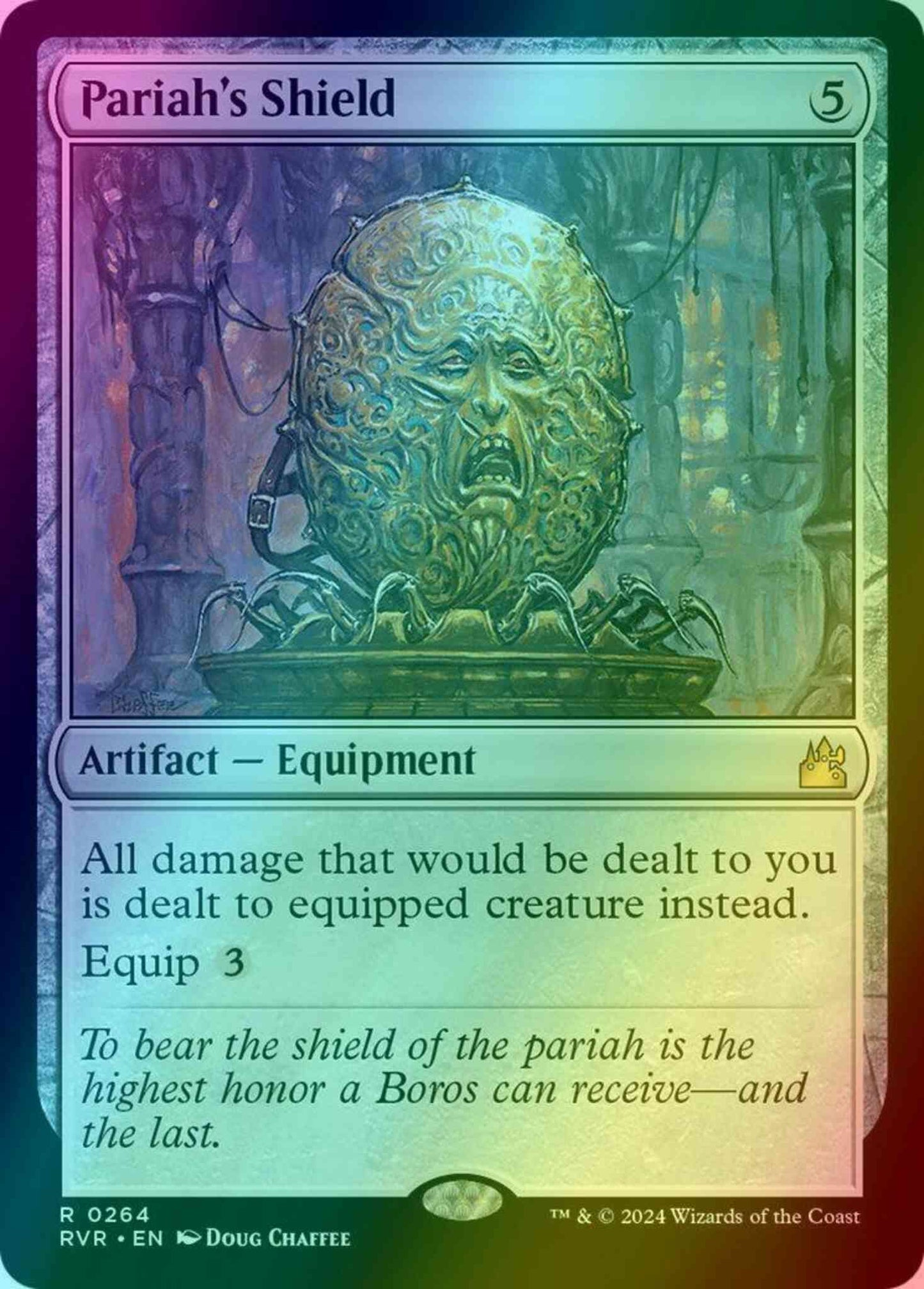 Pariah's Shield [264] [Ravnica Remastered] [Foil]