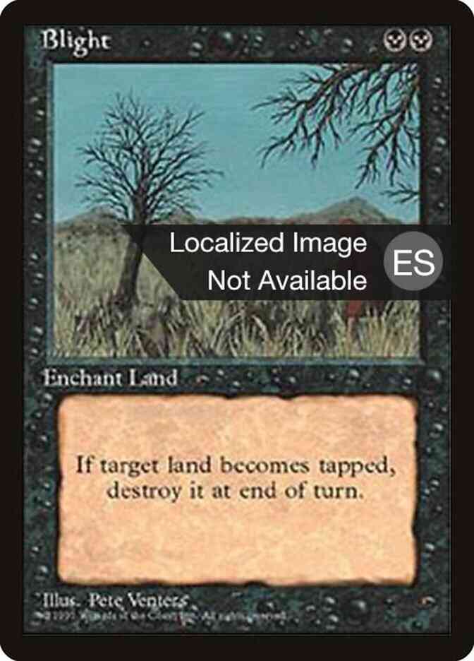 Blight - Chinese [122] [Fourth Edition Black Border: Chinese] [Non-Foil]