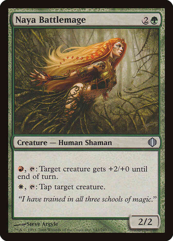 Naya Battlemage [142] [Shards Of Alara] [Non-Foil]