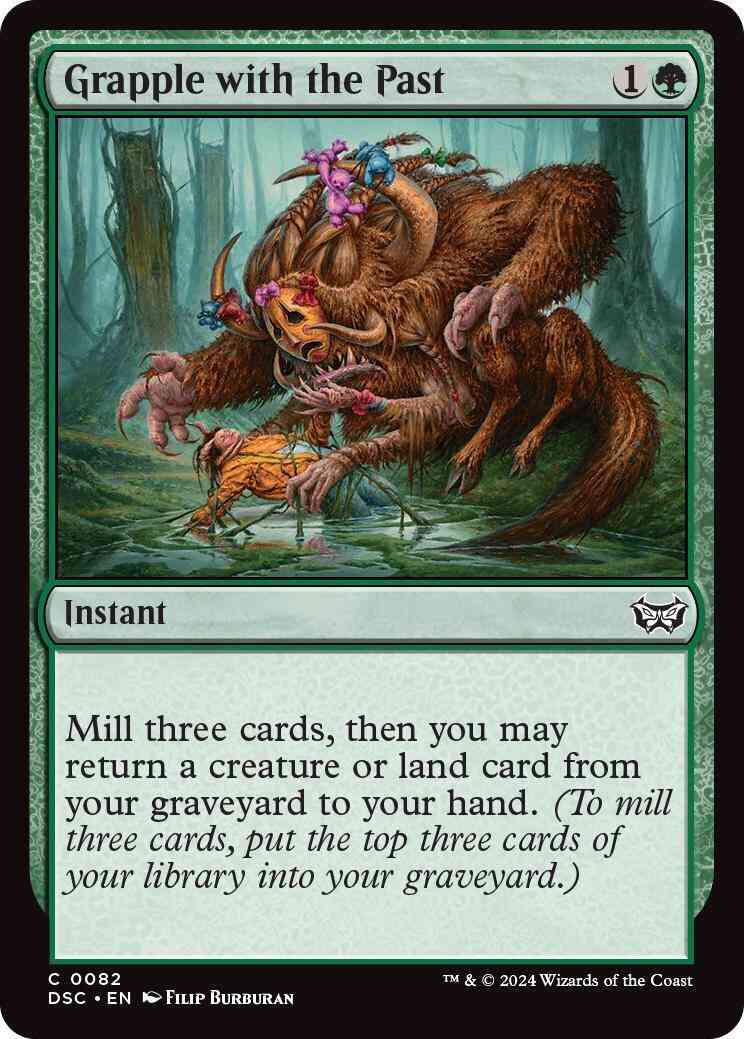 Grapple with the Past [82] [Duskmourn: House of Horror: Commander] [Non-Foil]