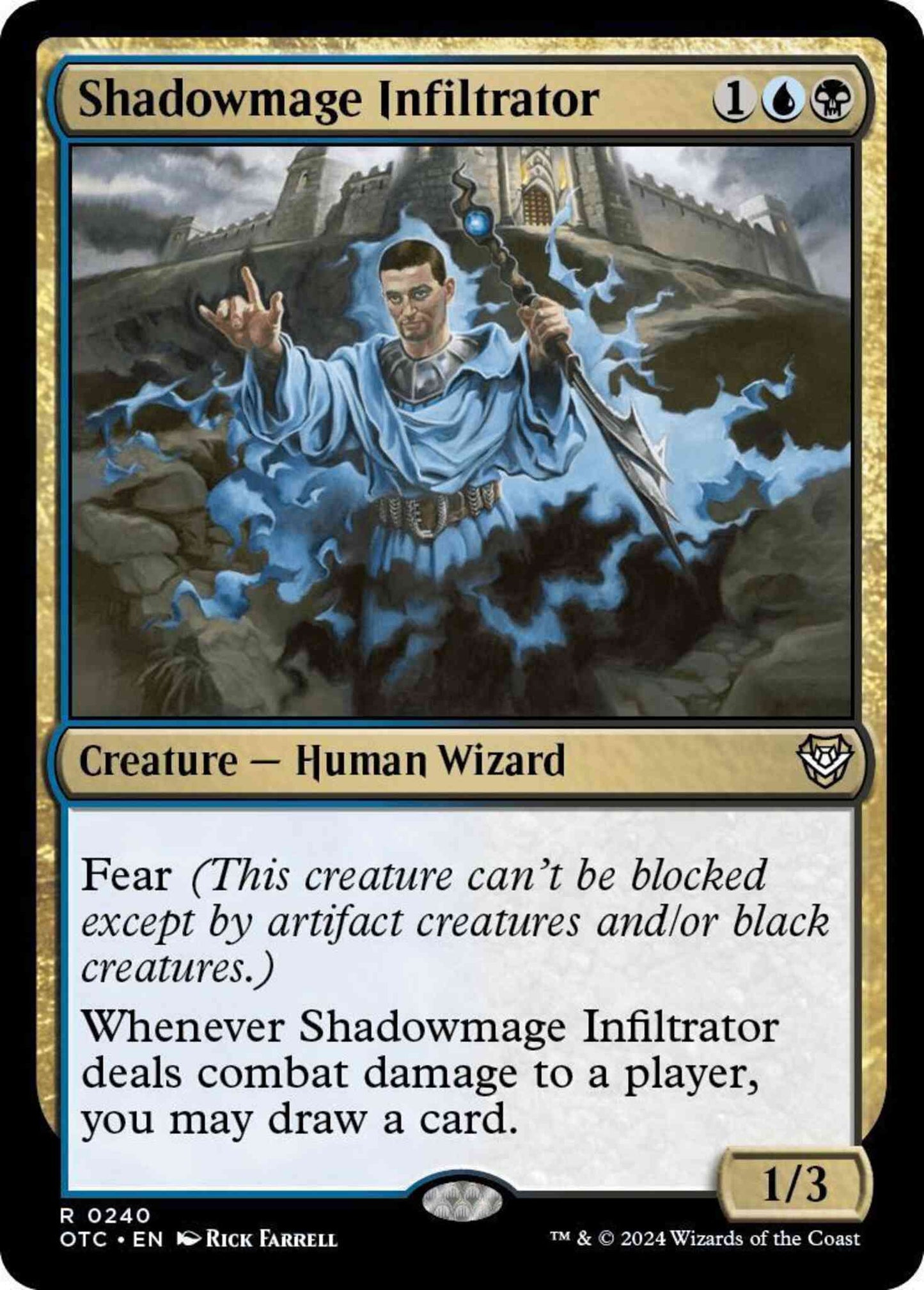 Shadowmage Infiltrator [240] [Outlaws of Thunder Junction: Commander] [Non-Foil]
