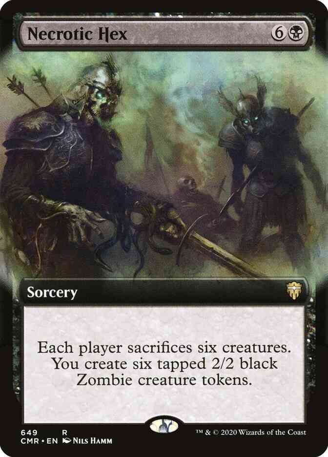 Necrotic Hex [649] [Extended Art] [Commander Legends] [Non-Foil]
