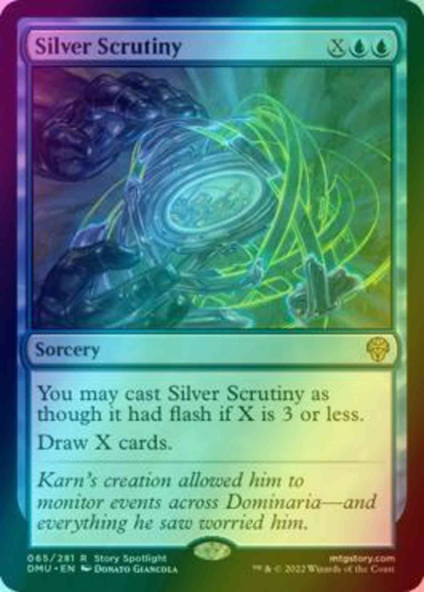 Silver Scrutiny [65] [Dominaria United] [Foil]