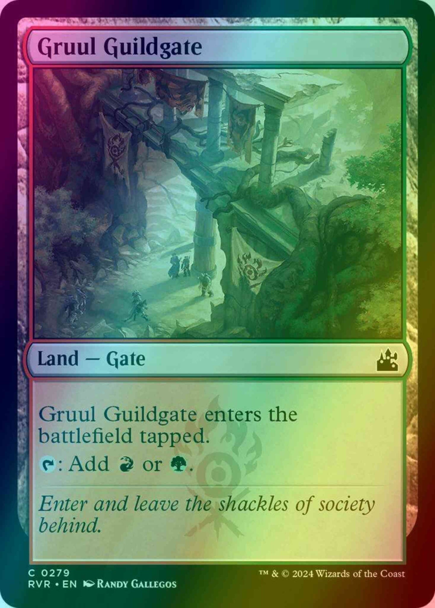 Gruul Guildgate [279] [Ravnica Remastered] [Foil]