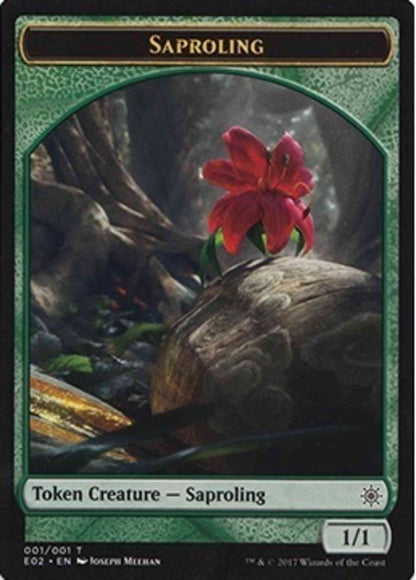 Saproling Token (T1) // Treasure Token (07) [Explorers of Ixalan] [Non-Foil]