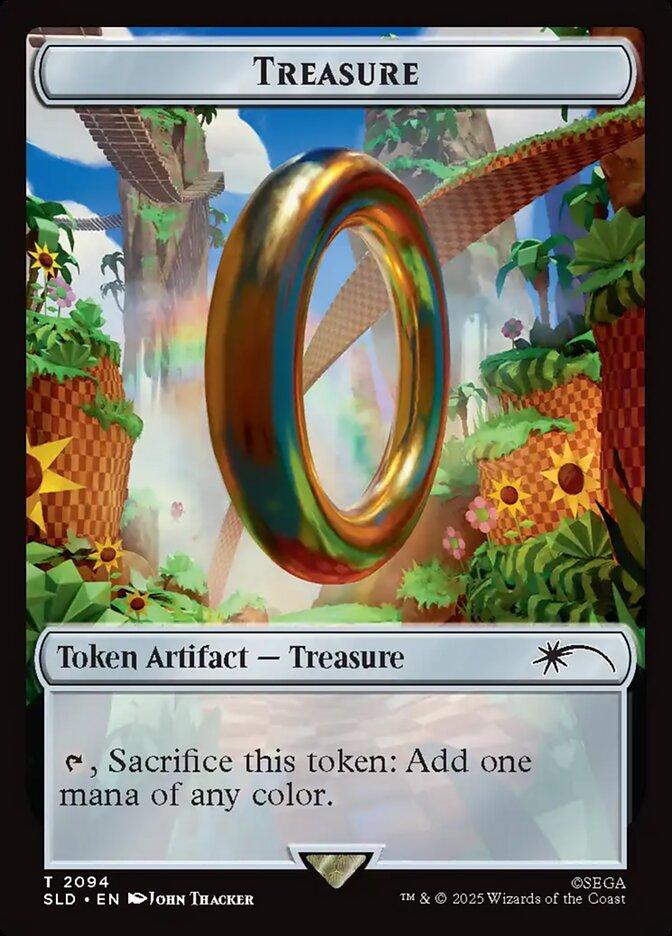 Treasure Token [2094] [Secret Lair X Sonic: Chasing Adventure] [Secret Lair Drop] [Non-Foil]