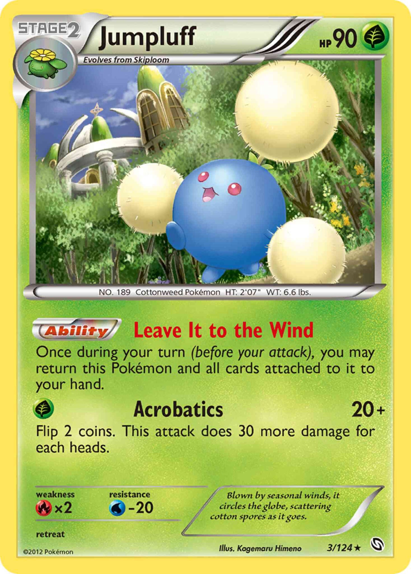 Jumpluff - 3/124 - Rare [bw6-3] [Non-Holo]