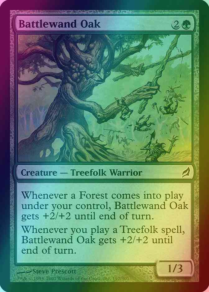 Battlewand Oak [197] [Lorwyn] [Foil]