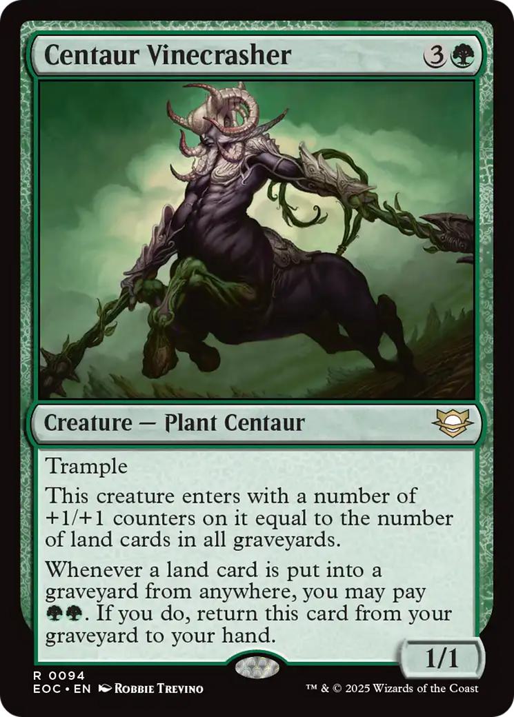 Centaur Vinecrasher [94] [Edge of Eternities: Commander] [Non-Foil]