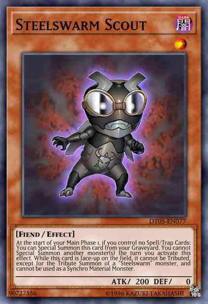 Steelswarm Scout - DT05-EN077 - Duel Terminal Rare Parallel Rare - Duel Terminal