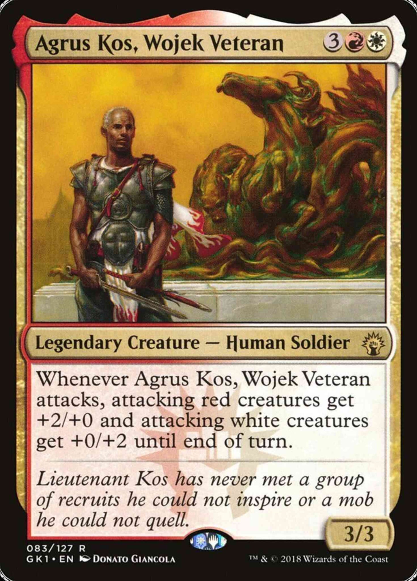 Agrus Kos, Wojek Veteran [83] [GRN Guild Kit] [Non-Foil]