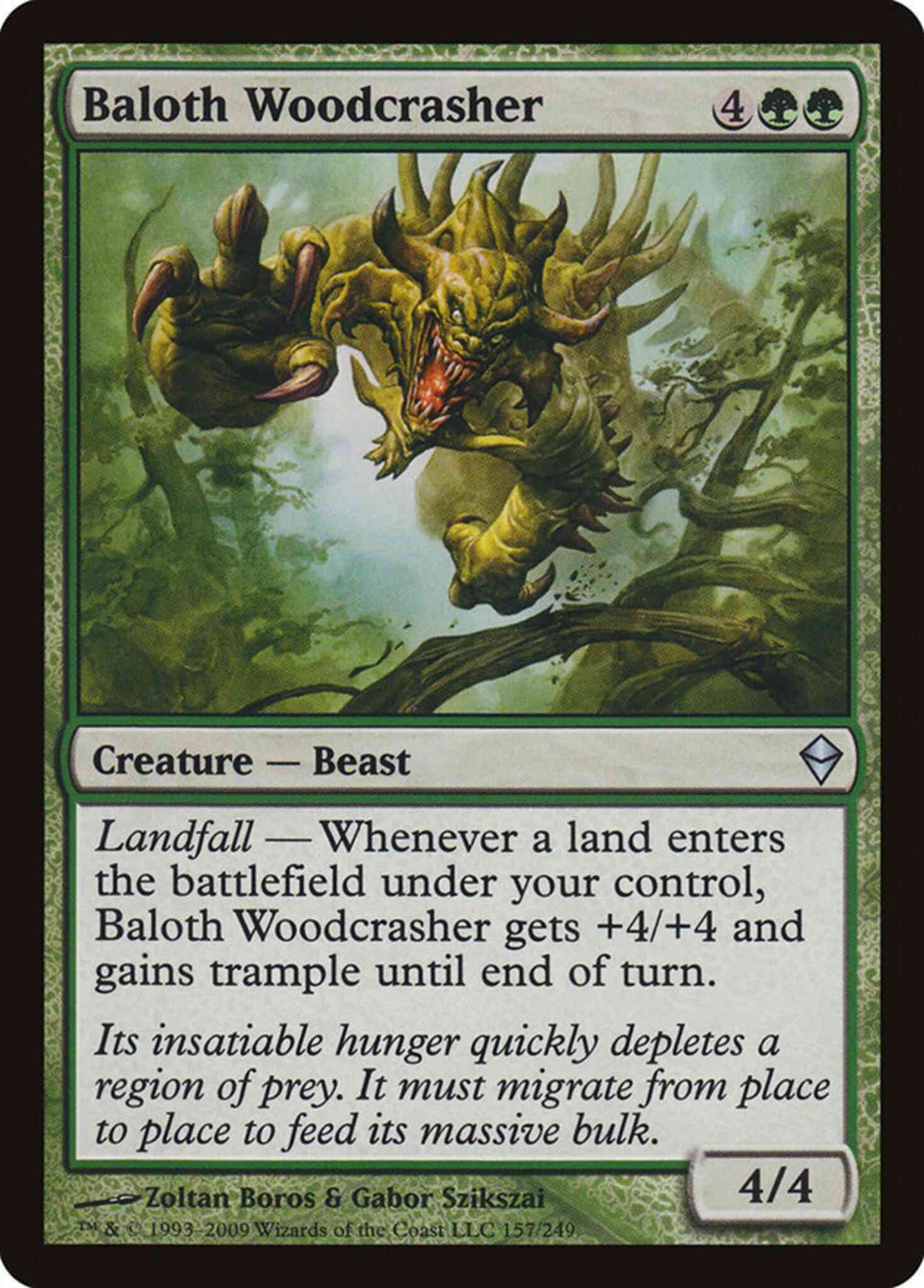 Baloth Woodcrasher [157] [Zendikar] [Non-Foil]