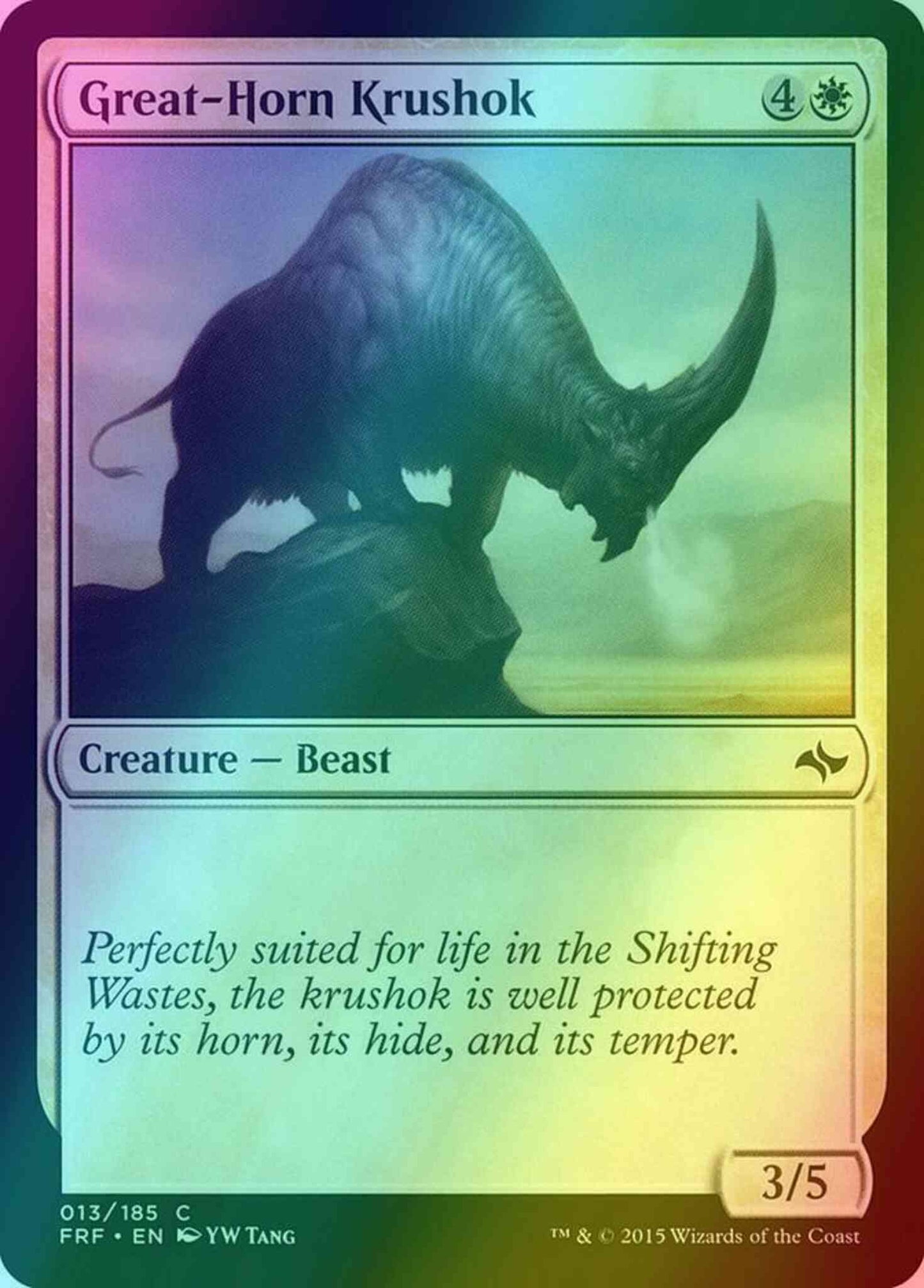 Great-Horn Krushok [13] [Fate Reforged] [Foil]