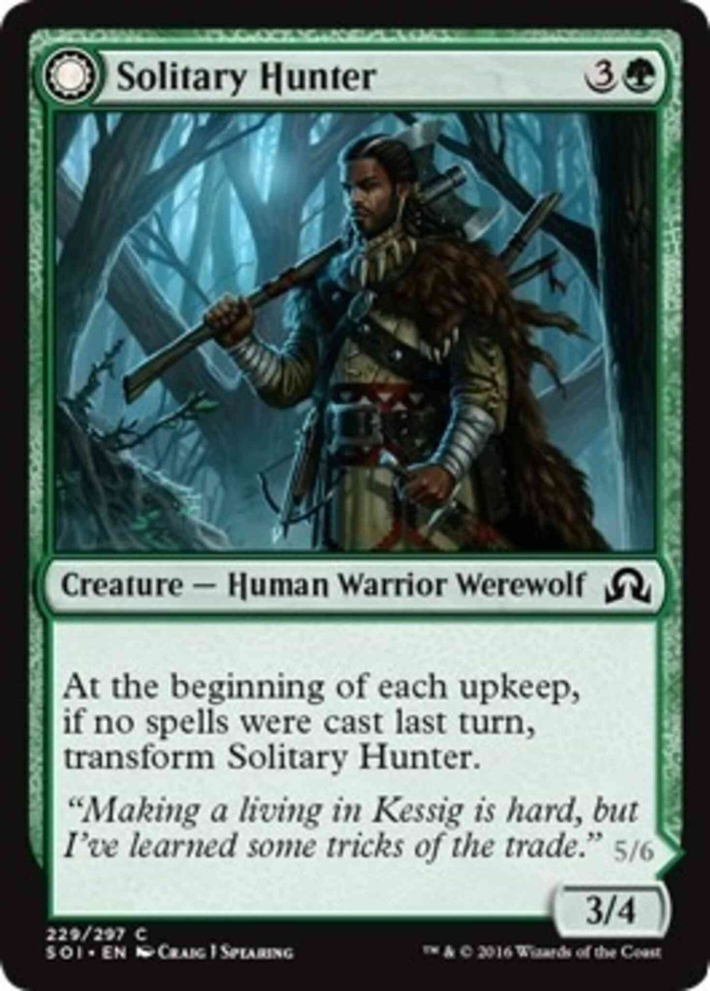 Solitary Hunter // One of the Pack [229] [Shadows over Innistrad] [Non-Foil]