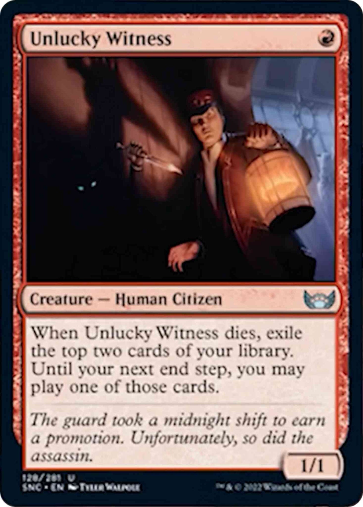 Unlucky Witness [128] [Streets of New Capenna] [Non-Foil]