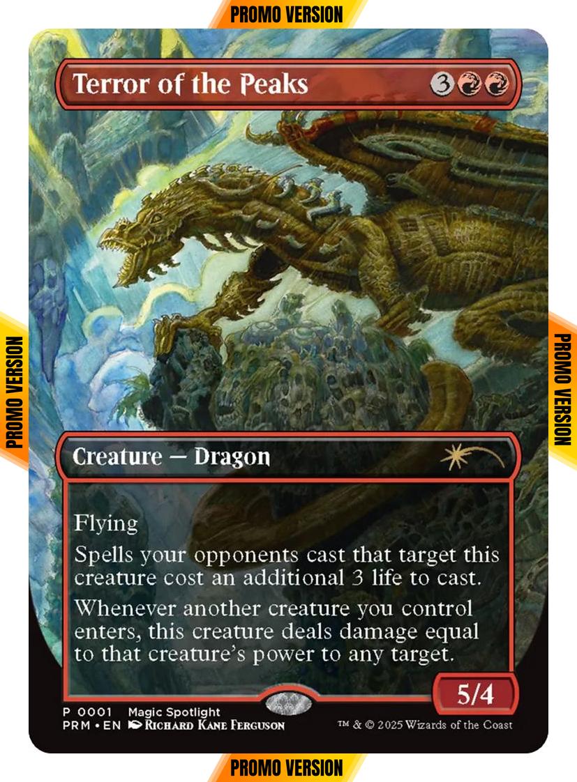 Terror of the Peaks [1] [Borderless] [Spotlight Series] [Non-Foil]